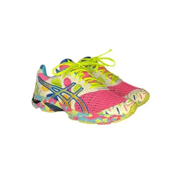 Women's Asics Gel-Noosa Tri 7 Running Shoes Neon Glow Size 6.5 Multicolored - Picture 3 of 6
